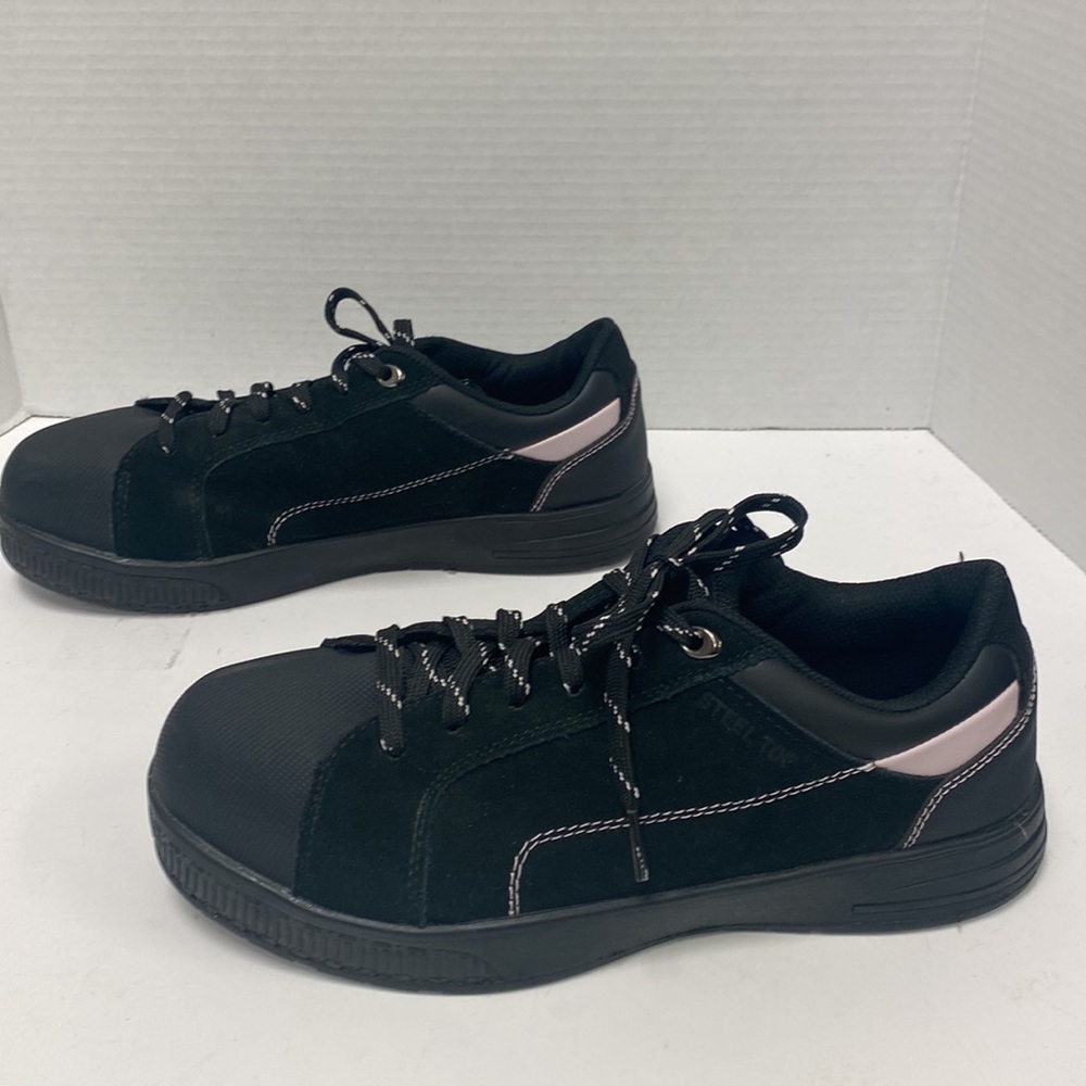 Brahma For Her Maria Steel Toe Leather Work Shoes Size 10